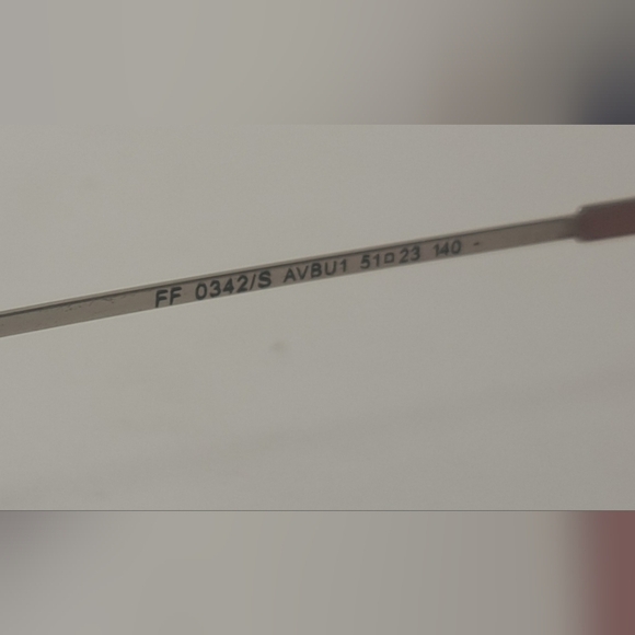 NEW Fendi Women's Sunglasses Butterfly Cut Eye Rose Silver FF0342/S 51-23-140 - Picture 5 of 16